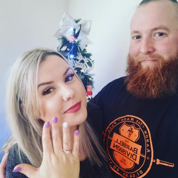 Isle of Wight County Press: Us after i popped the question on Christmas day