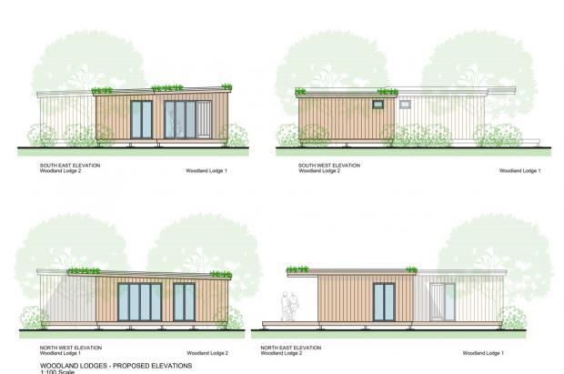 Isle of Wight County Press: The proposed lodges.