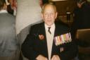 Will Cassell in his later years, complete with medals from a brief spell in the Navy.