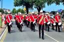 Medina Marching Band were part of the Armed Forces Day parade on Ryde seafront.