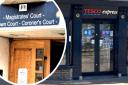 Jason Blake targeted Tesco Express in Ventnor for his recent shoplifting sprees.