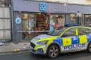 A police cordon at the Co-op in Sandown.