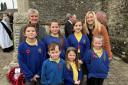 Ysgol Llanedi pupils attended the Remembrance Sunday service at St Edith's Church