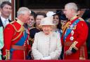 The Prince of Wales and The Duke of York with the Queen in 2019. (Photo by Max Mumby/Indigo/Getty Images).