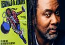 Reginald D. Hunter and his tour poster ahead of his Isle of Wight gig at Shanklin Theatre.