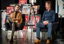 Francis Benali with Stuart Pearce at Medina Theatre