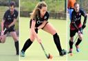 From left: Adam Payne, Sarah Shaw and Mike Dodds were all on target for the Isle of Wight Hockey Club.