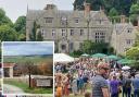 Shorwell Midsummer Fair. Inset: The event's new home at Wolverton Manor.