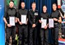 The Isle of Wight team of special constables with their award.