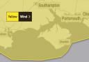 Another warning for wind has been issued for the Isle of Wight.