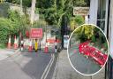 The footpath which leads to Shanklin Chine has been closed.