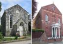 Godshill Methodist and Newport RC chapels.