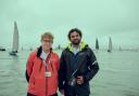 Josh Widdicombe and Nish Kumar during Cowes Week