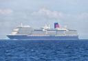 Luxury cruise ship Queen Anne sails past the Island PHOTOS