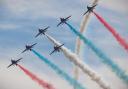 The Red Arrows will be flying over Hampshire today.