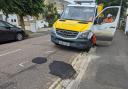 Repair work carried out on Atherley Road in Shanklin.
