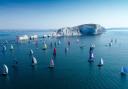 A drone view of The Round The Island Race, by Paul Wyeth.