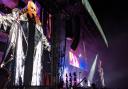 Saturday night headliners The Pet Shop Boys performing live at IW Festival