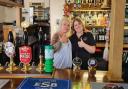 The Castle Inn landlady Sonia McFarlane with pub supervisor Gemma Woodford
