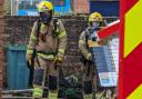 Fire crews from Newport and Ryde were called to the scene.