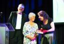 Pam Wedgwood journeyed from the Isle of Wight to London to receive a Lifetime Achievement Award.