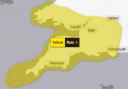 Heavy rain prompts yellow weather warning for Isle of Wight.