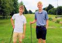 Conran Myles and James Leek on the 37th hole of their 100 hole challenge