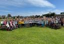 Protesters in Bembridge to campaign against the Middleton development.