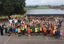 Nettlestone Primary School celebrating its Ofsted rating.