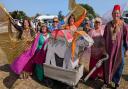 Nefertari Egyptian belly dancers at Yarmouth Carnival