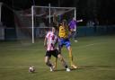 East Cowes Vics clash with Newport in the Wessex League cup