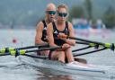 ParalympicsGB photo of Great Britain's Annabel Caddick and Samuel Murray competing in the PR3 Mixed Double Sculls on day two of the Paris 2024 Summer Paralympic Games