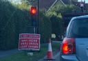 Traffic lights on York Avenue in East Cowes