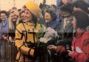 Princess Diana during a walkabout on The Esplanade, Cowes, in 1988