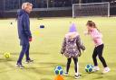 Women and girls, as young as five, are being encouraged to play football at two new centres on the Island.