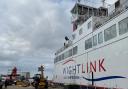 The Wight Sky was the first to undergo maintenance at Hythe Shipyard