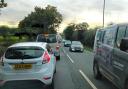 Traffic on Fairlee Road, Newport.