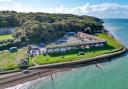 Fort Victoria Country Park in Yarmouth from above