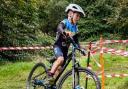 Finley Manser-Grundy competing in the third round of the Wessex CX League