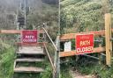 The steps at The Needles are closed.