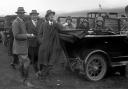 This is almost certainly Monkham racecourse on the downs above the Blacksmith’s Arms in 1927. The race is over and the losing betting slips are on the ground. Time for one last cigarette before heading off home.