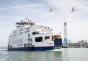 Wightlink's St Clare leaving Portsmouth