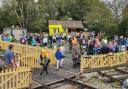 The 'Race The Train' event sees participants aim to outpace the Isle of Wight Steam Railway’s team