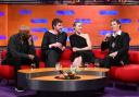 Denzel Washington, Paul Mescal, Saoirse Ronan and Eddie Redmayne during filming for the Graham Norton Show (Matt Crossick Media Assignments/PA)