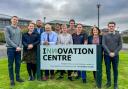 Some of the current County Press staff at their new offices at the Innovation Centre in Newport. From left, Oliver Dyer, Lori Little, Arran Duffy, Jon Moreno, Matthew Curran, Rufus Pickles, Alex Cooper, Stuart Robertson, Pamela Parker and Zach Saunders