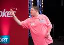 Island darts star Keegan Brown in action TODAY