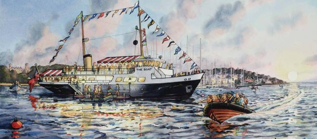 A cartoon of The Boat. (Picture: The Boat IOW)