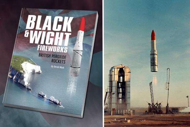 Isle of Wight County Press: Derek's book, and the Black Arrow launch in Woomera, Australia.