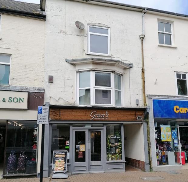 Isle of Wight County Press: The freehold mixed property investment at 102 High Street, Newport.