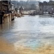 Flooding on the Isle of Wight in 1960. Picture by Ted Clark.